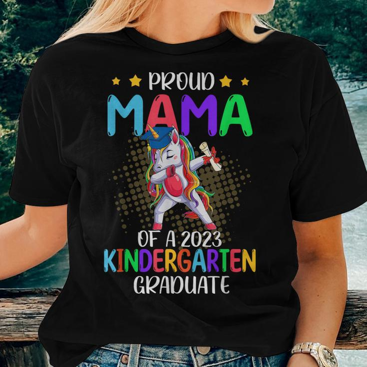 Proud Mama Of A 2023 Kindergarten Graduate Unicorn Women T-shirt Gifts for Her