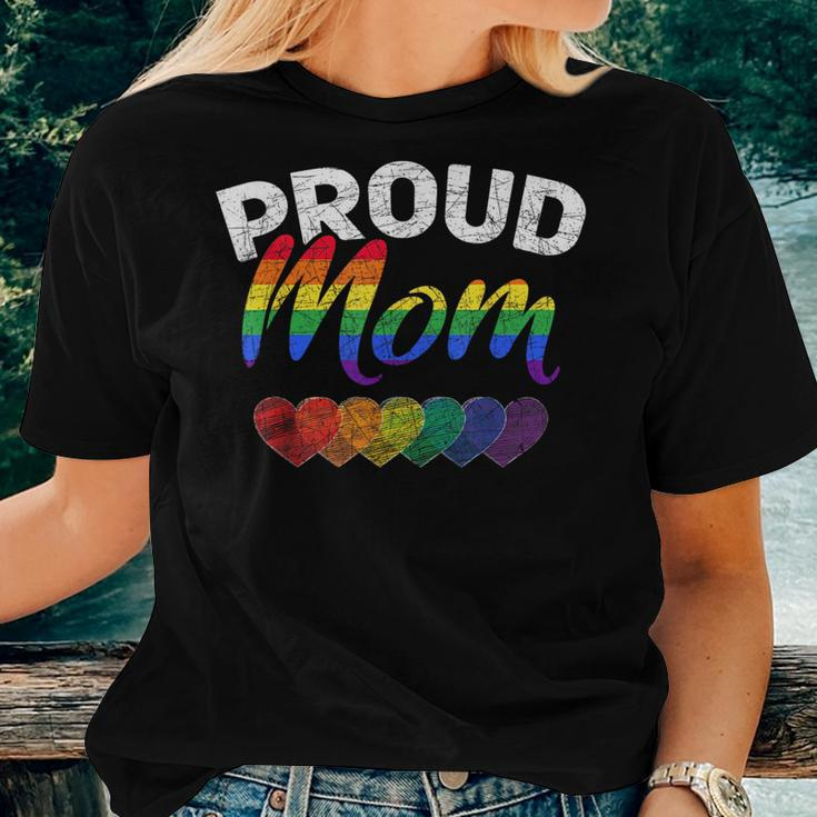 Proud Mom Lgbtq Gay Pride Queer Lgbt Women T-shirt Gifts for Her
