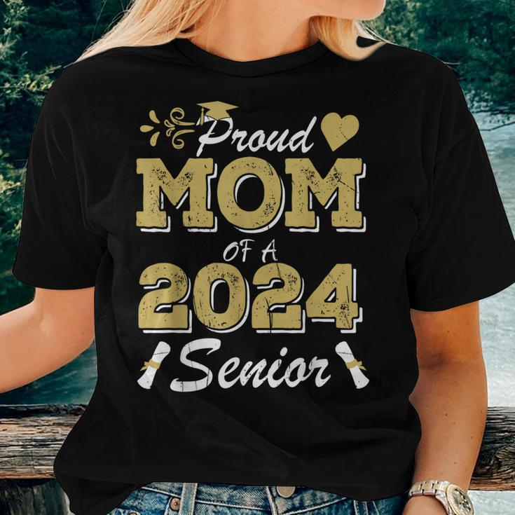 Proud Mom Of A Senior 2024 Class Of 2024 Mom Of A Senior Women T-shirt Gifts for Her