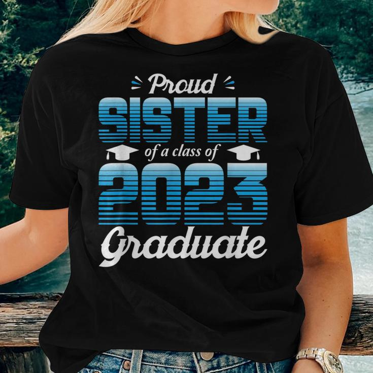 Proud Sister Of A Class Of 2023 Graduate School 2023 Senior Women T-shirt Gifts for Her