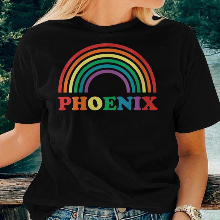 Rainbow Pride Gay Lgbt Parade Phoenix Az Women T-shirt Gifts for Her