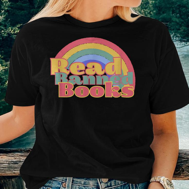 I Read Banned Books Week Librarian Teacher Reader Nerd Women T-shirt Gifts for Her