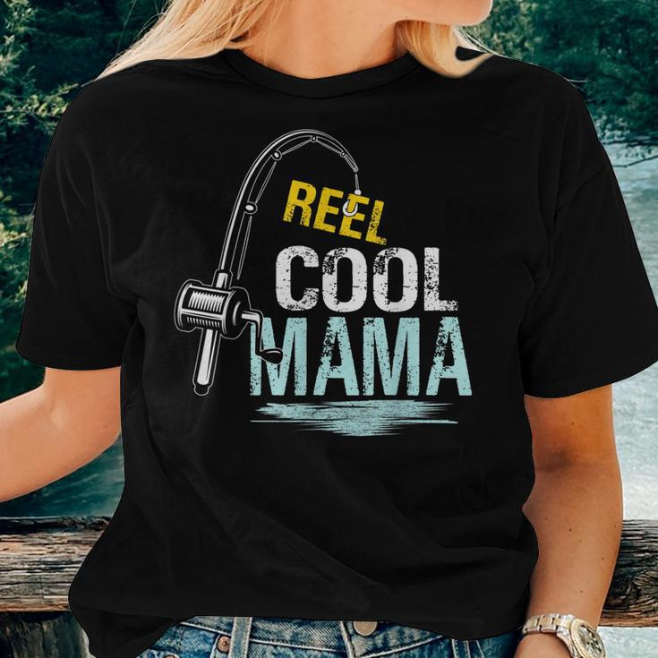 Reel Cool Mama Fishing Fisherman Retro For Women Women T-shirt Gifts for Her