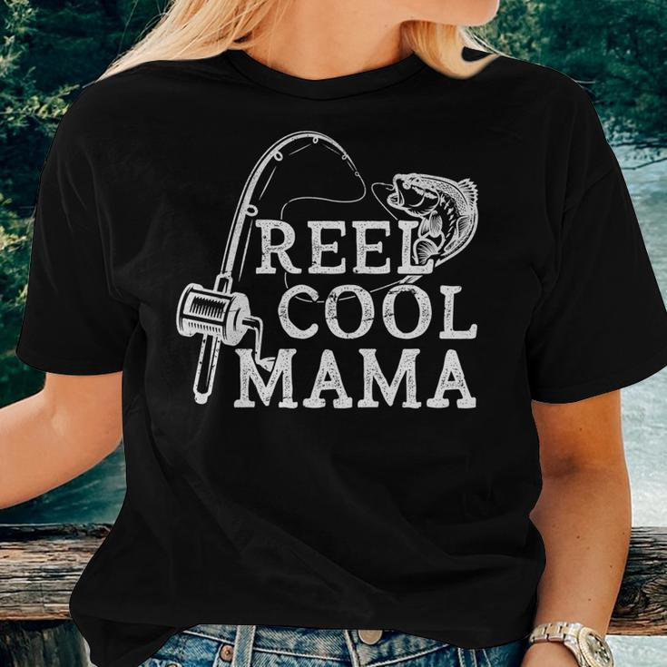 Retro Reel Cool Mama Fishing Fisher For Women Women T-shirt Gifts for Her