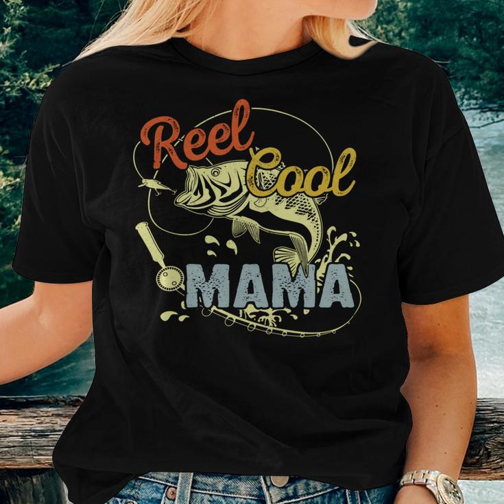 Retro Reel Cool Mama Fishing Lover For Women Women T-shirt Gifts for Her