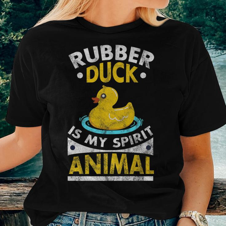 Rubber Duck Is My Spirit Animal Women T-shirt Gifts for Her