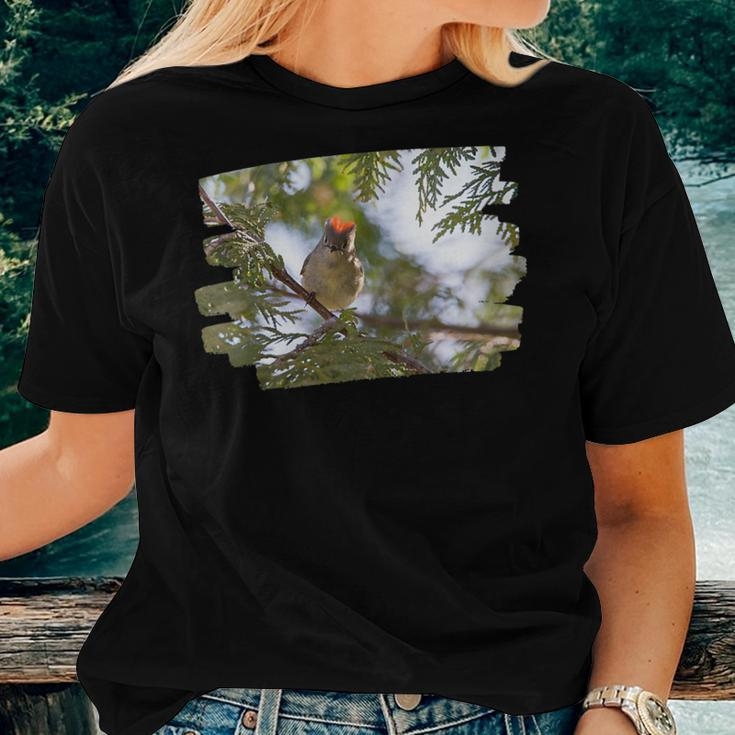 Ruby-Crowned Kinglet Women T-shirt Gifts for Her