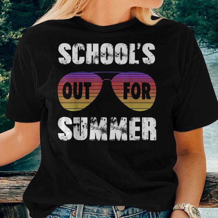 Schools Out For Summer Vacation Teacher Women T-shirt Gifts for Her