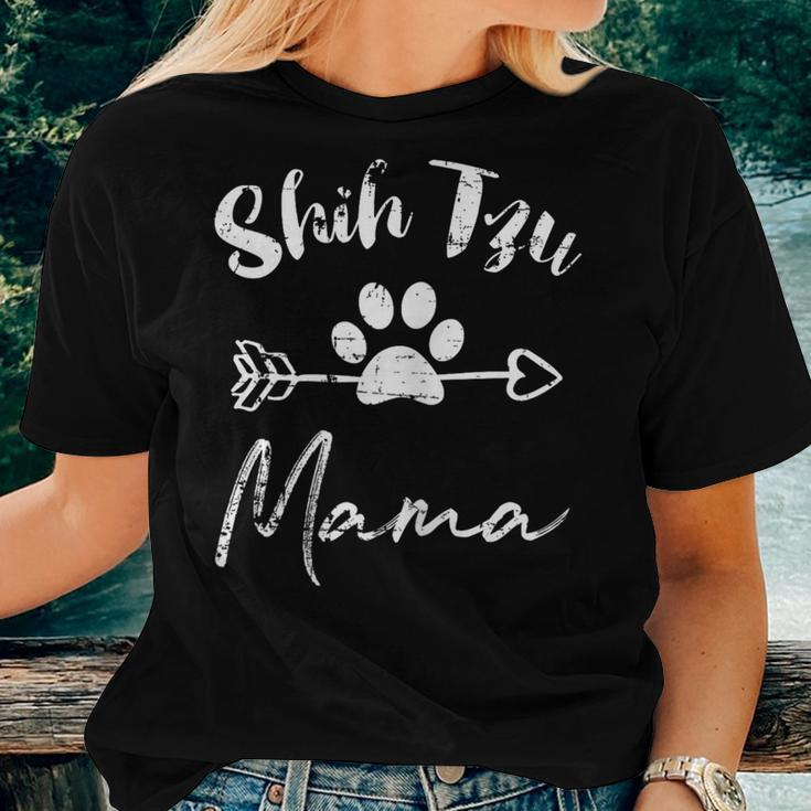 Shih Tzu Mom Shih Tzu Mama Vintage Women's Women T-shirt Gifts for Her