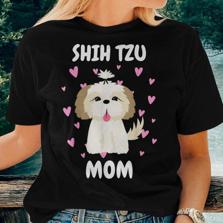 Shih Tzu Mom Mummy Mama Mum Mommy Mother's Day Mother Owner Women T-shirt Gifts for Her