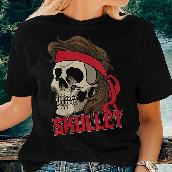 Skull With A Mullet - Redneck Mullet Pride Women T-shirt Gifts for Her