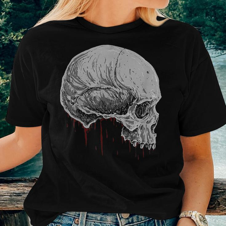 Skull Men Graphic Womens Y2k Gothic Rock Women T-shirt Gifts for Her