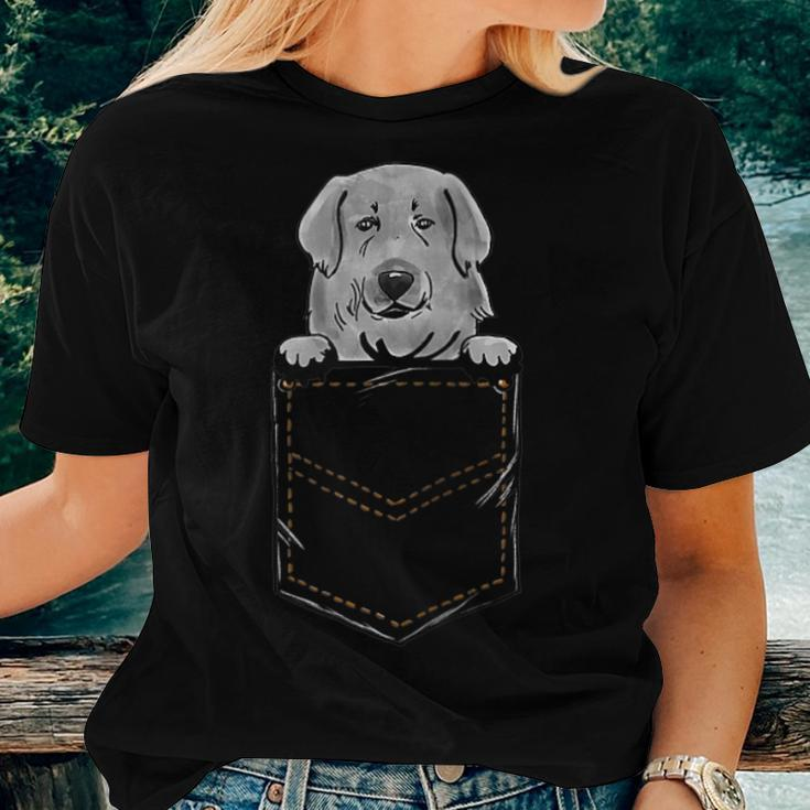 Slovak Cuvac Puppy For A Dog Owner Pet Pocket Women T-shirt Gifts for Her