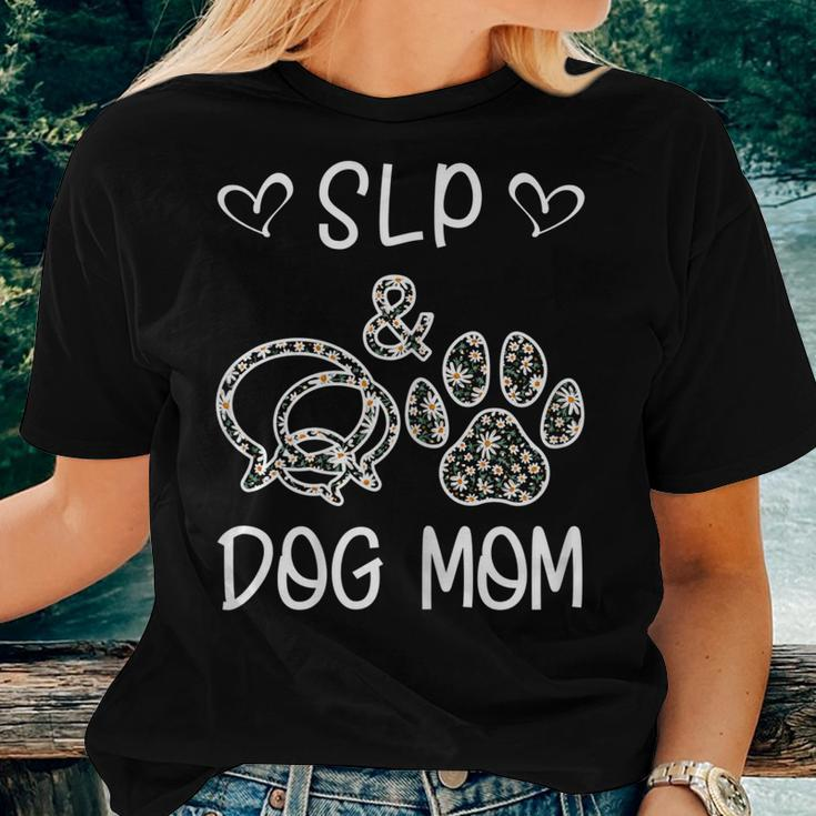 Slp And Dog Mom Daisy Cute Women T-shirt Gifts for Her