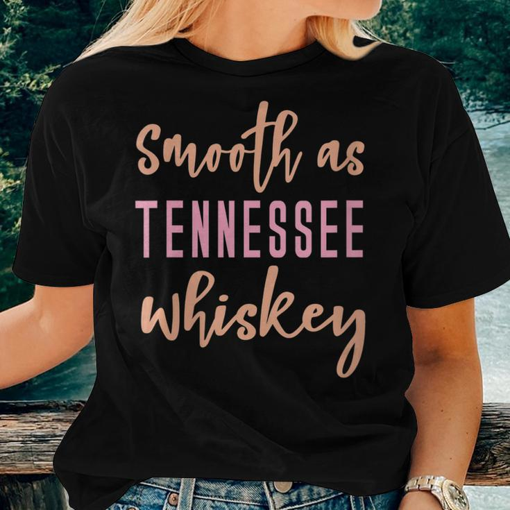 Smooth As Tennessee Whiskey Bride Bridesmaid Bridal Cowgirl Women T-shirt Gifts for Her