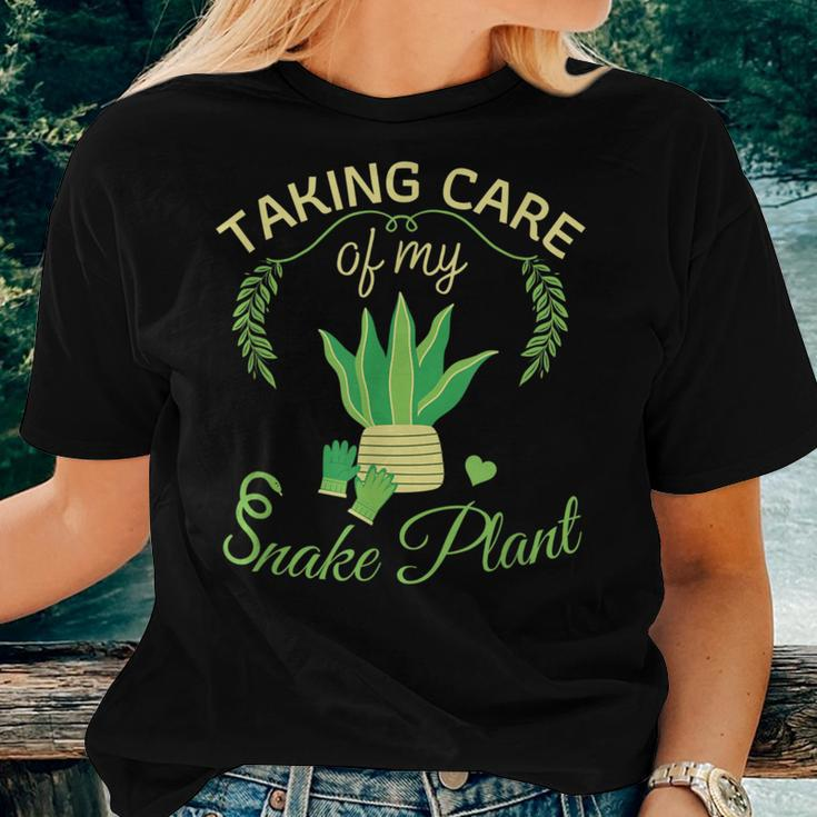 Snake Plant Mother In Law's Tongue For Plant Lovers Women T-shirt Gifts for Her