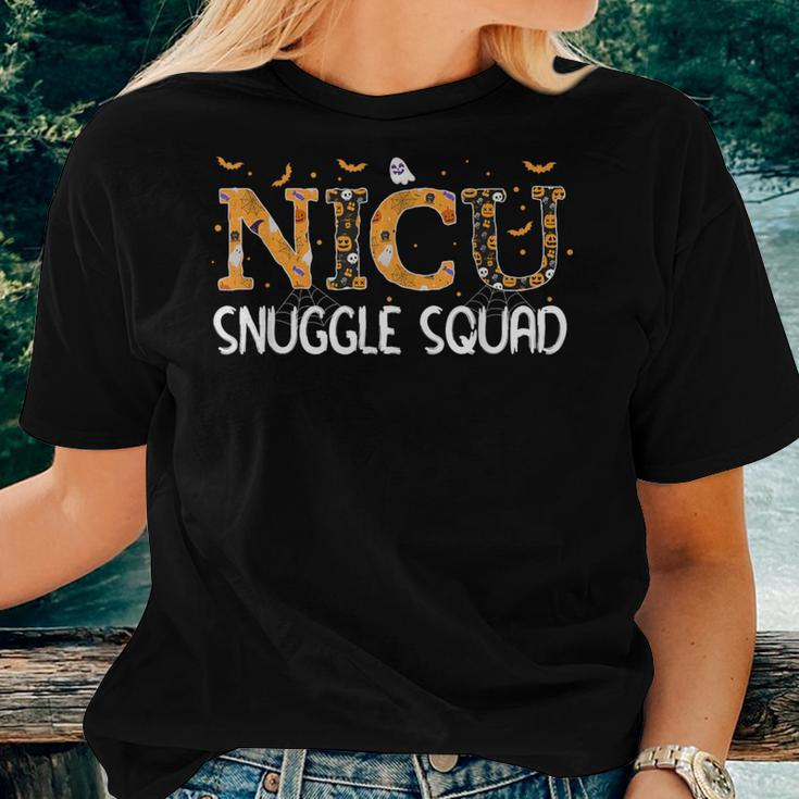 Snuggle Squad Nicu Nurse Neonatal Nurse Halloween Costume Women T-shirt Gifts for Her