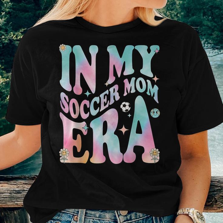 In My Soccer Mom Era Groovy Retro In My Soccer Mom Era Women T-shirt Gifts for Her