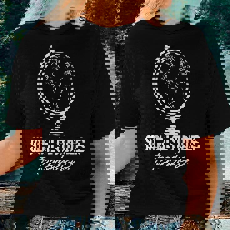 Social Studies Teacher Appreciation Teaching Women T-shirt Gifts for Her