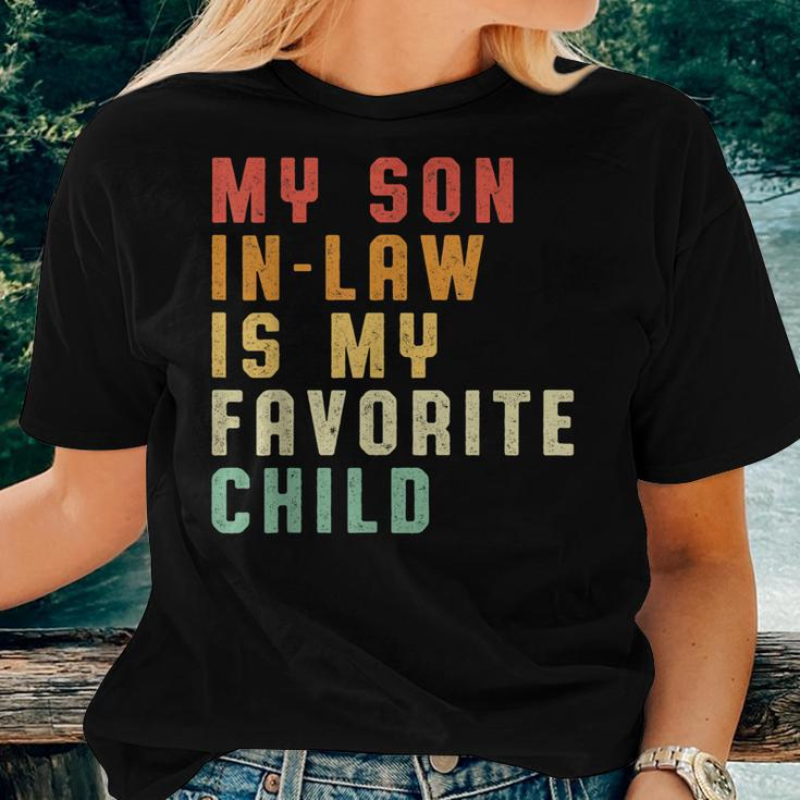 My Son In Law Is My Favorite Child Matching Family Women T-shirt Gifts for Her