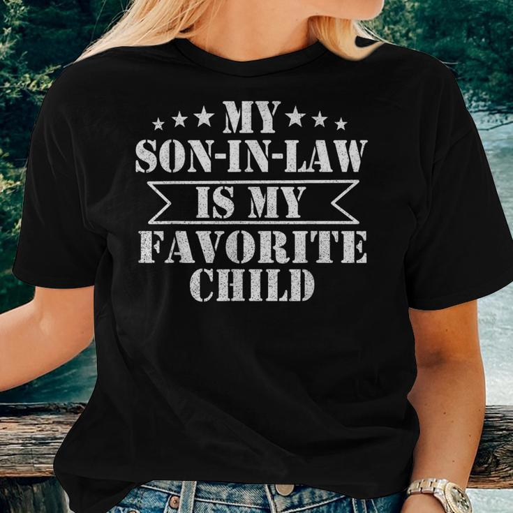 My Soninlaw Is My Favorite Child For Motherinlaw Women T-shirt Gifts for Her