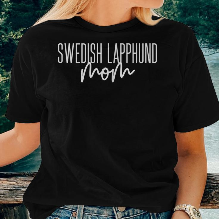 Swedish Lapphund Mom Cute Dog Mama Women T-shirt Gifts for Her