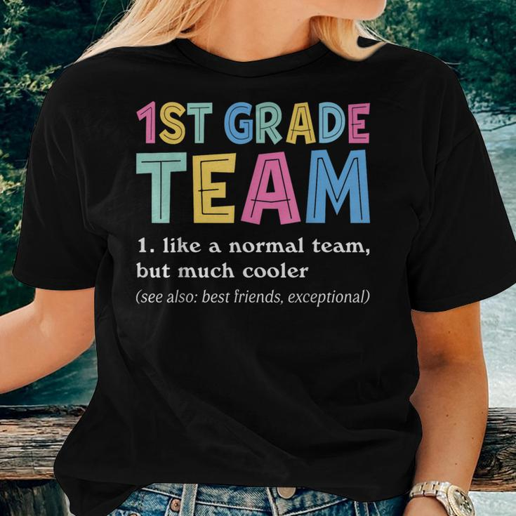 Teacher 1St Grade Team Like A Normal Team But Much Cooler Women T-shirt Gifts for Her