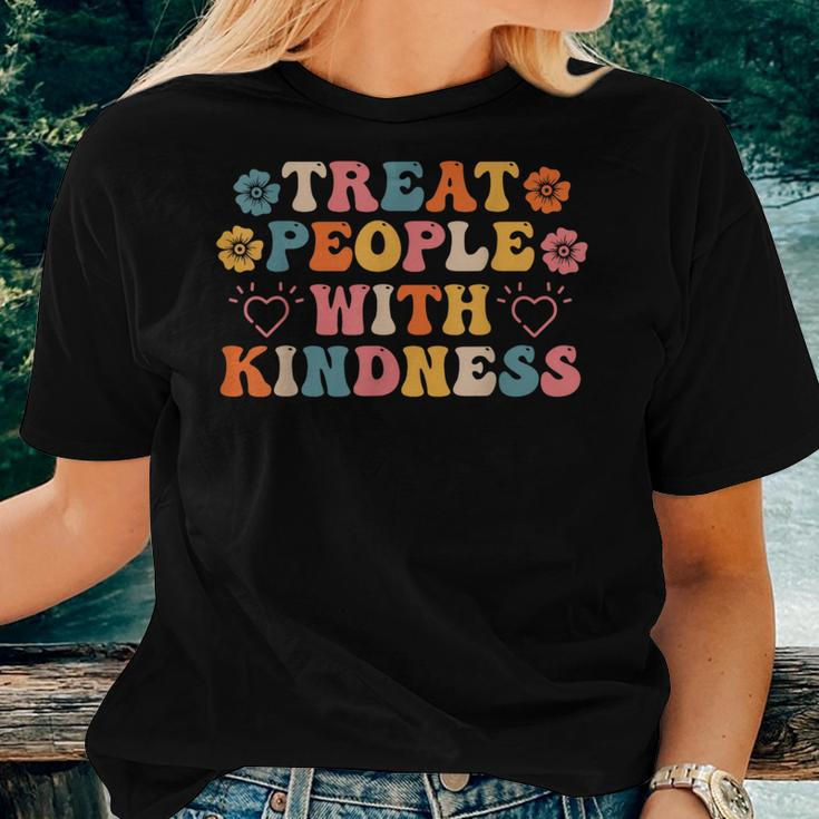 Treat People With Kindness Graphic For Women And Men Women T-shirt Short Sleeve Graphic Gifts for Her