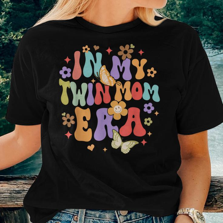 Twin Mama Pregnancy Announcement In My Twin Mom Era Women T-shirt Gifts for Her