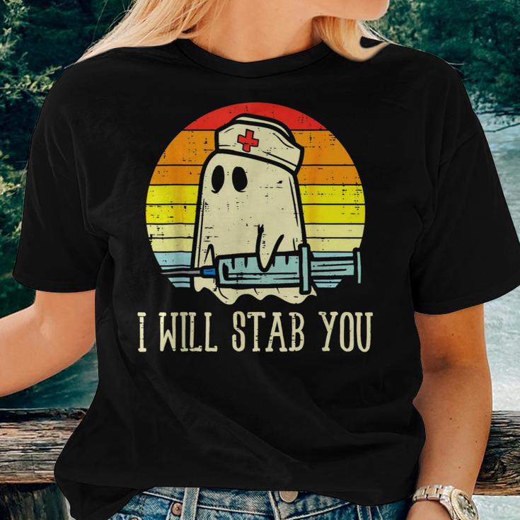 I will stab you nurse best sale halloween shirt