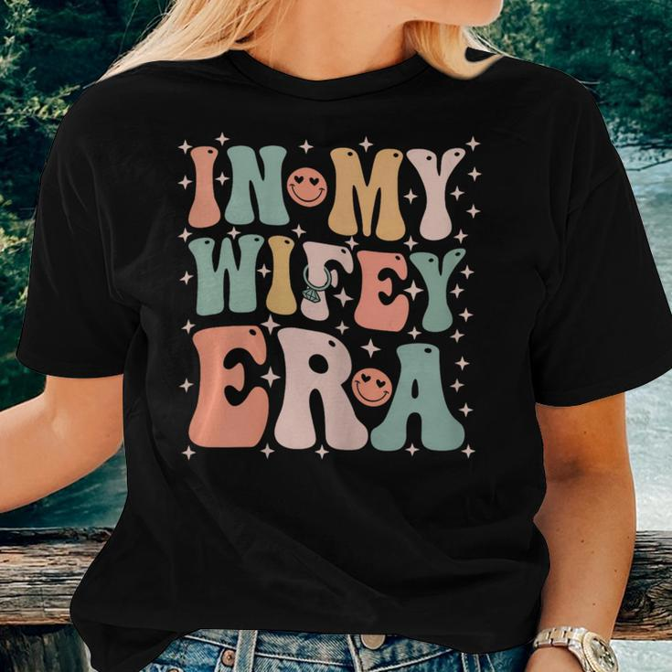 In My Wifey-Era In My Engagement Era Bride-To-Be Fiance Women T-shirt Gifts for Her