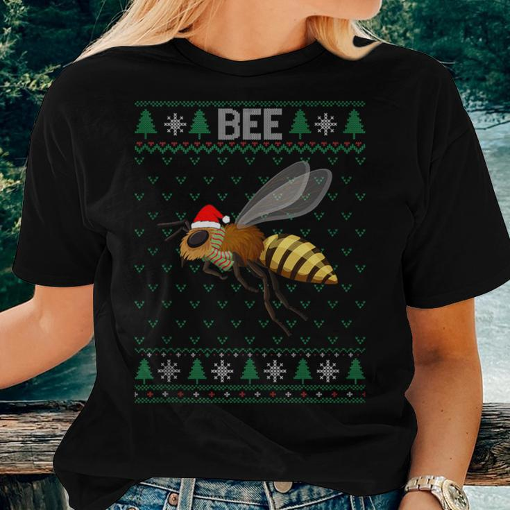 Xmas Bee Ugly Christmas Sweater Party Women T-shirt Gifts for Her