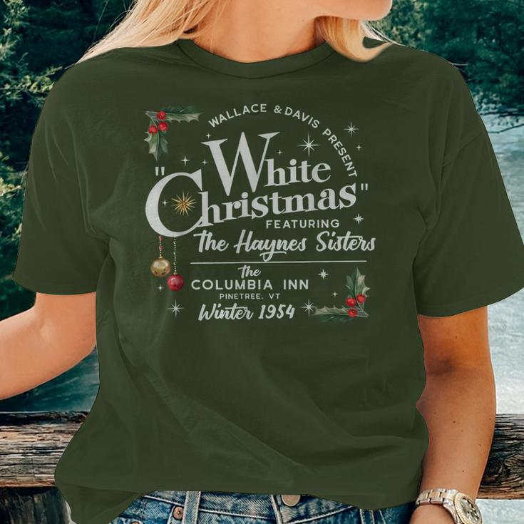 White Christmas Wallace And Davis Haynes Sister Women T-shirt Gifts for Her
