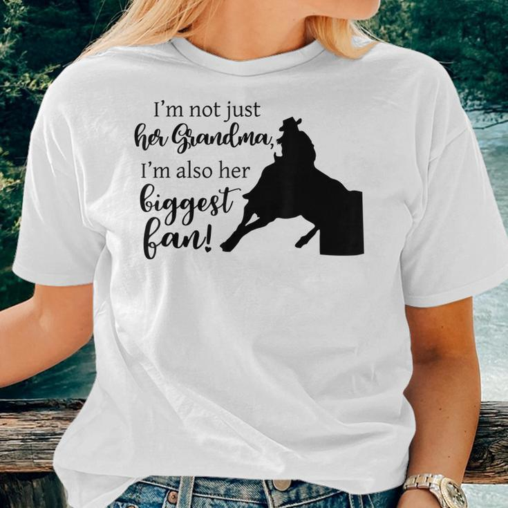 Barrel Racer Grandma Cowgirl Hat Horse Riding Racing Women T-shirt Gifts for Her