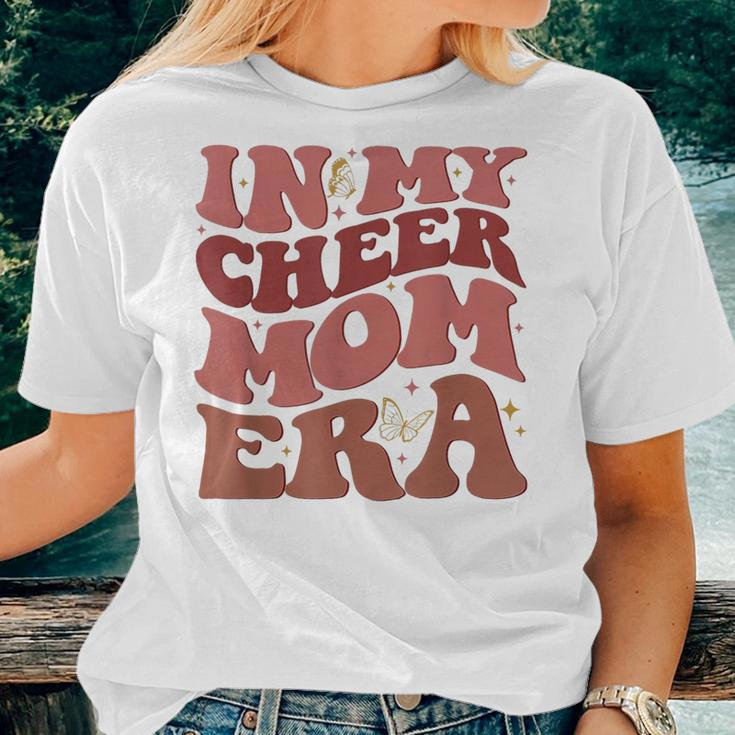 In My Cheer Mom Era Retro Groovy Vintage Cheerleading Mother Women T-shirt Gifts for Her