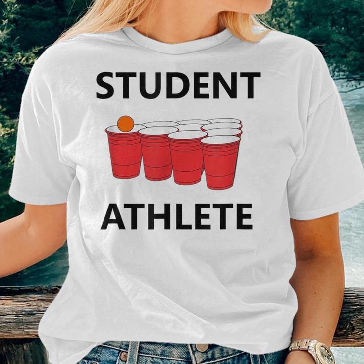 College Student Beer Party Drunk Drinking Alcohol Women T-shirt Gifts for Her