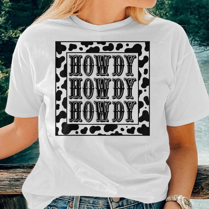Cowgirl Outfit Women Cowboy Rodeo Girl Western Country Howdy Women T-shirt Gifts for Her
