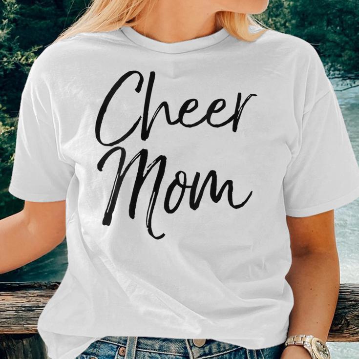 Cute Cheerleader Mother Apparel For Cheer Mom Women T-shirt Gifts for Her