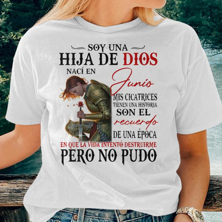 Im A Daughter Of God Born In June My Scars Have A Women T-shirt Gifts for Her