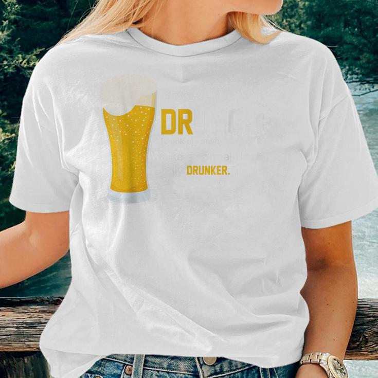 Druncle Drunk Uncle Definition Quote Women T-shirt Gifts for Her