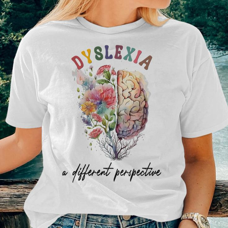 Dyslexia A Different Perspective Dyslexia Specialist Teacher Women T-shirt Gifts for Her