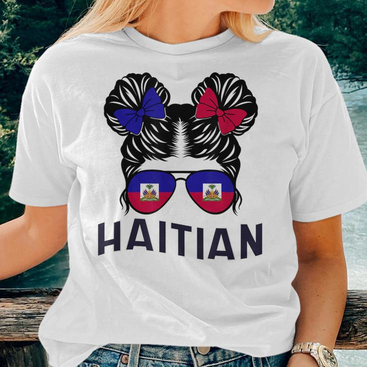 Haitian Heritage Month Haiti Haitian Girl Pride Flag Women T-shirt Gifts for Her