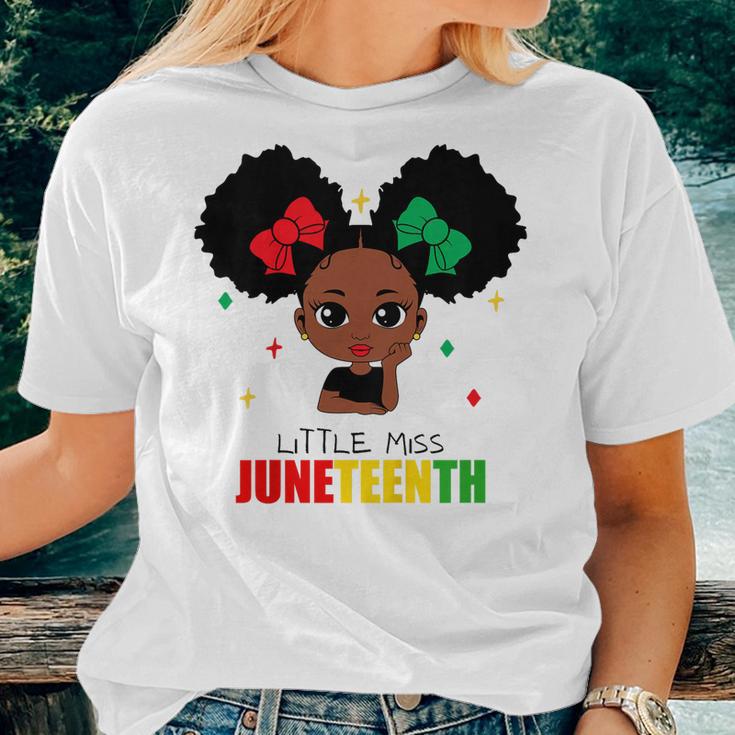 Black Girl, Women Shirt Little Miss Juneteenth Girl Toddler Black