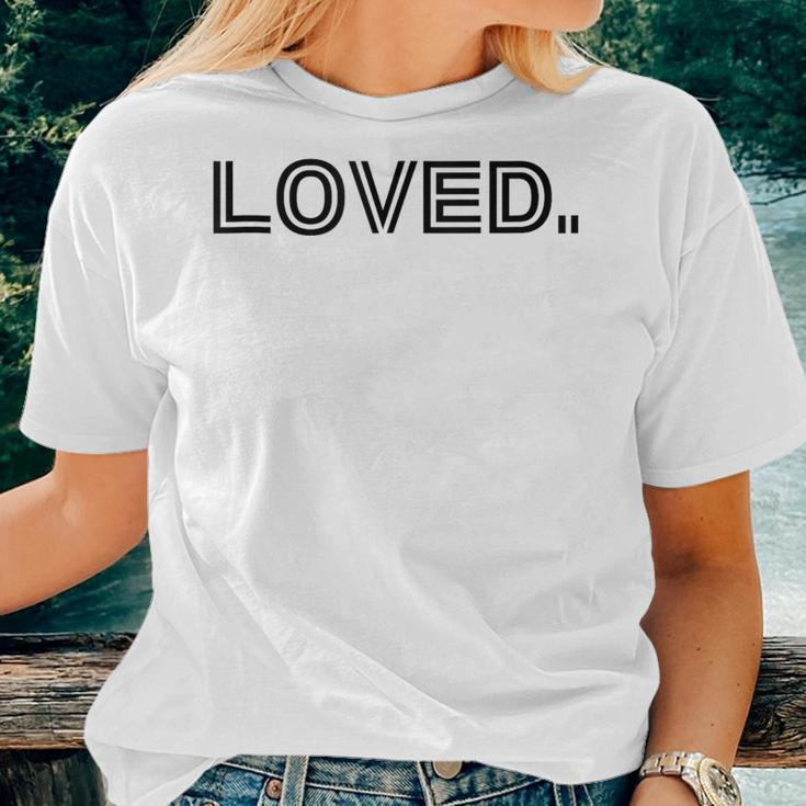 Loved Self-Love For Men & Child Digital Love Sign Women T-shirt Gifts for Her