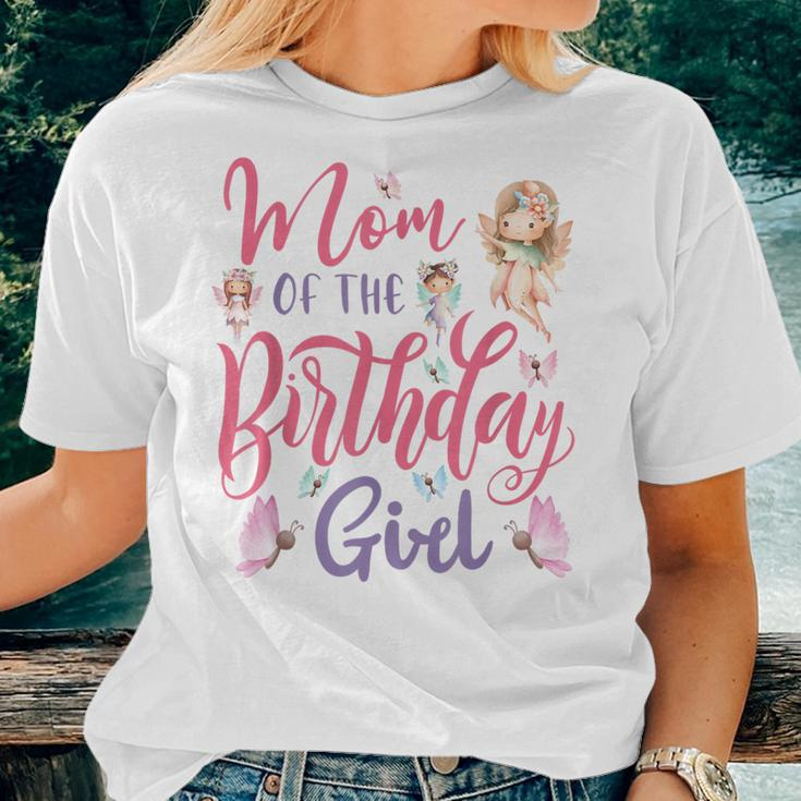 Mom Of The Birthday Girl Fairy 1St Birthday Girl Fairy Women T-shirt Gifts for Her