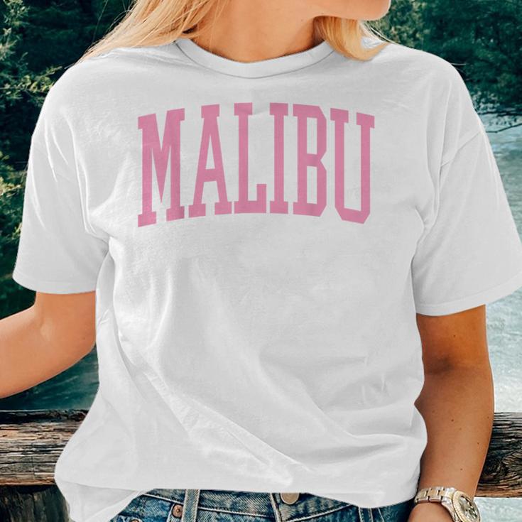 Preppy Varsity Pink Malibu California Sweatshirt