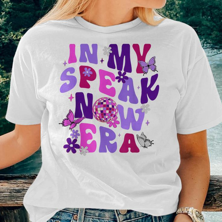 Retro Groovy In My Speak Now Era Speak Women T-shirt Gifts for Her