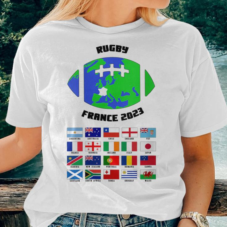 Rugby Supporter 2023 France Black Women T-shirt Gifts for Her
