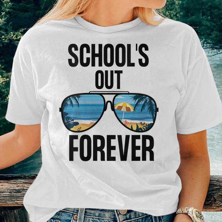 Schools Out Forever Graduation Last Day Of School Women T-shirt Gifts for Her
