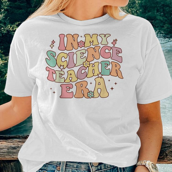 In My Science Teacher Era Retro Back To School Stem Teacher Women T-shirt Gifts for Her